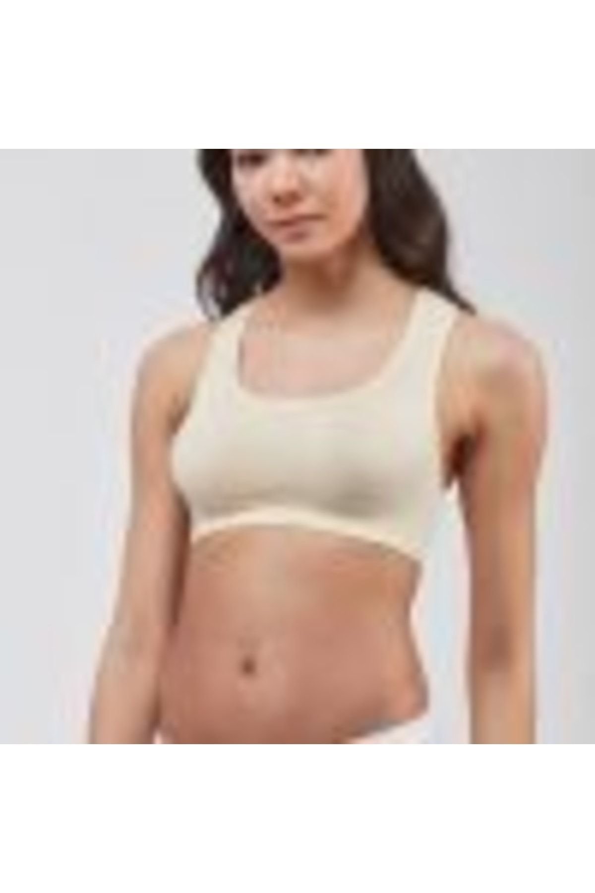 Kadın Büstiyer ,toparlayıcı, Kalın Askılı,ten Destekli