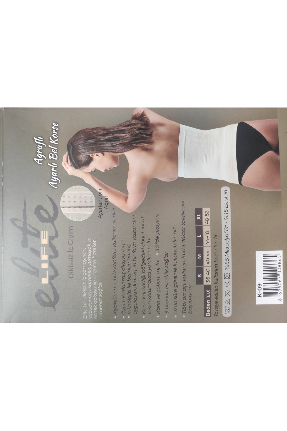 Elite Life Agraflı Bel Korse - Görsel 2
