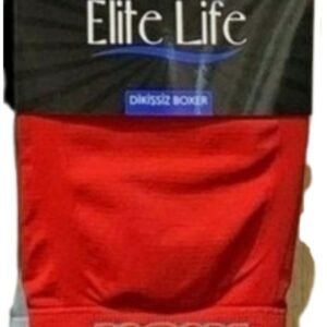 Erkek Dikişsiz Boxer Kırmızı