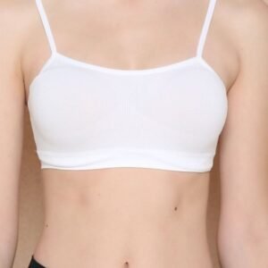 Kadın Büstiyer , Beyaz ,destekli ,ince Askılı