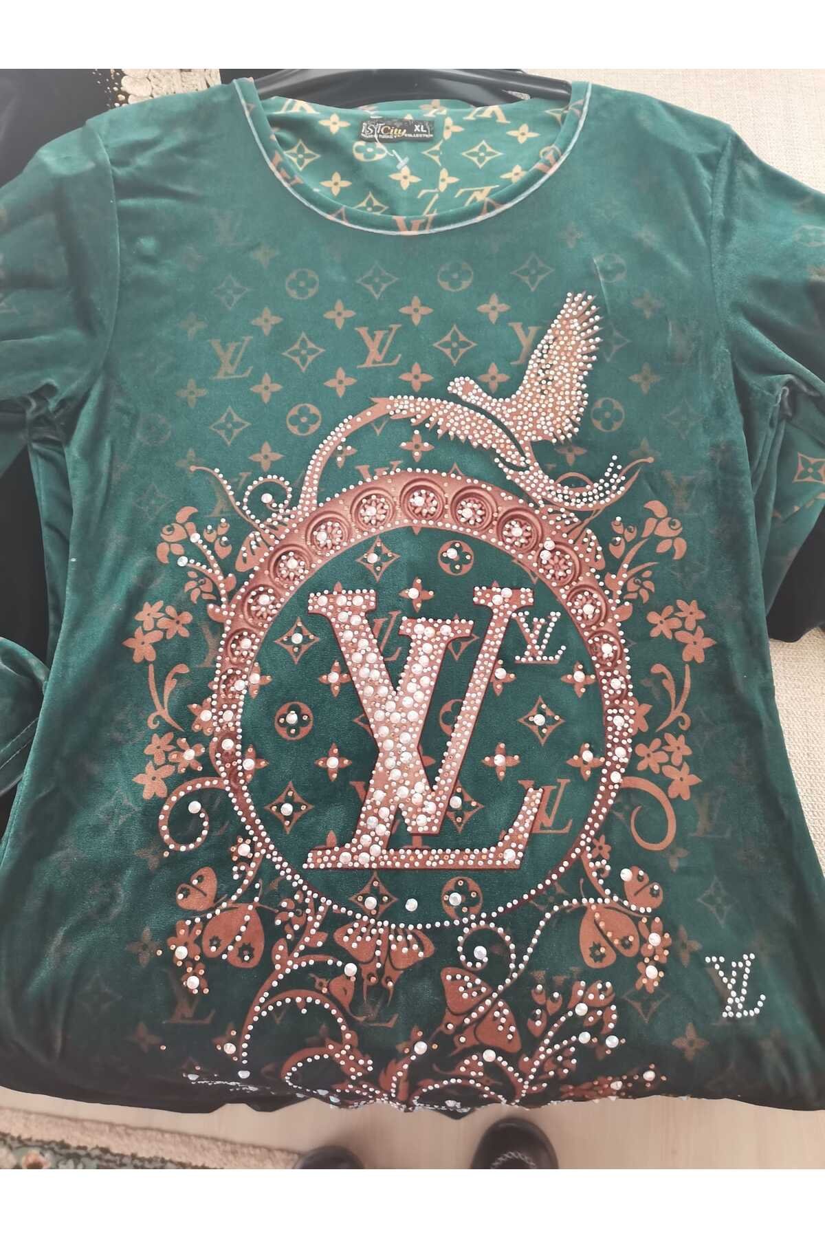 kadife elbise - Görsel 6